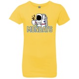 T-Shirts Vibrant Yellow / YXS Space Mondays Girls Premium T-Shirt