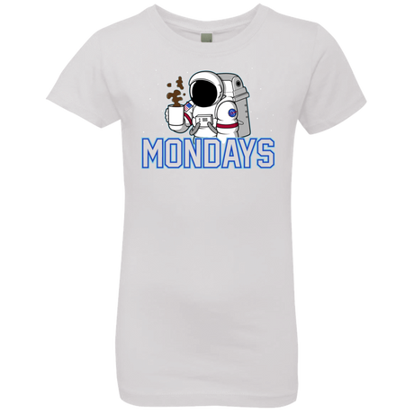 T-Shirts White / YXS Space Mondays Girls Premium T-Shirt