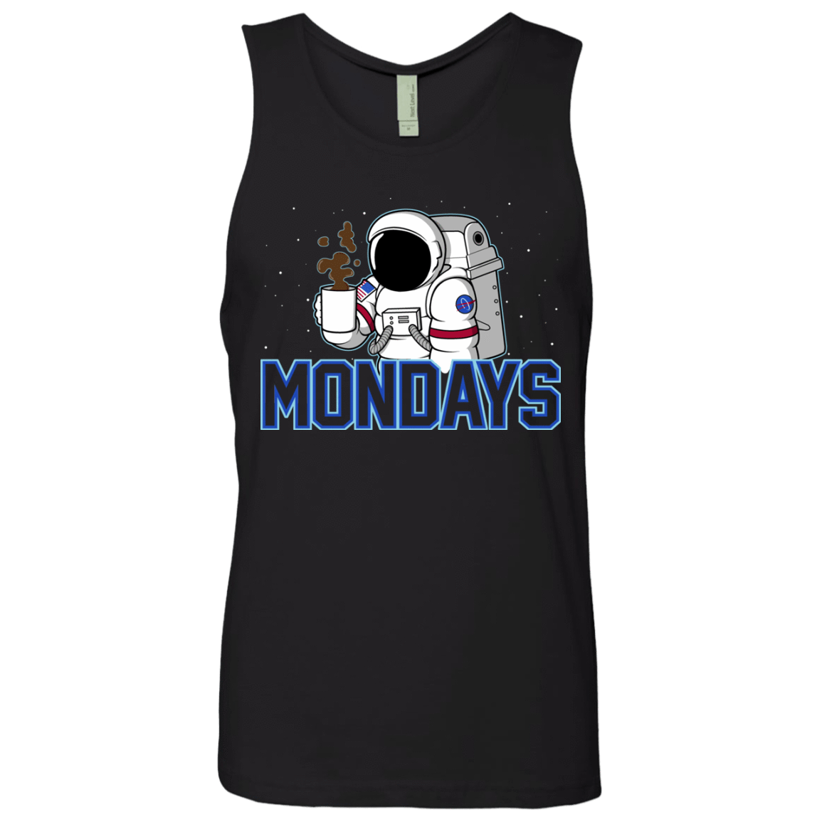 T-Shirts Black / S Space Mondays Men's Premium Tank Top