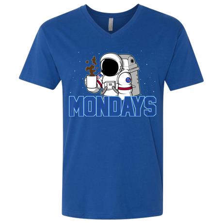 T-Shirts Royal / X-Small Space Mondays Men's Premium V-Neck