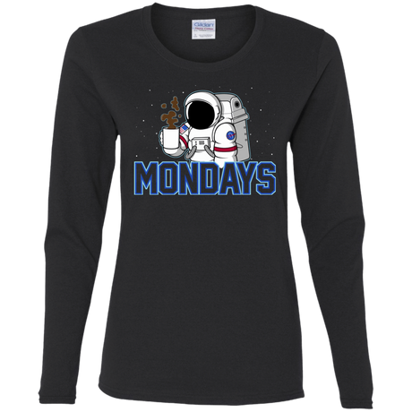 T-Shirts Black / S Space Mondays Women's Long Sleeve T-Shirt