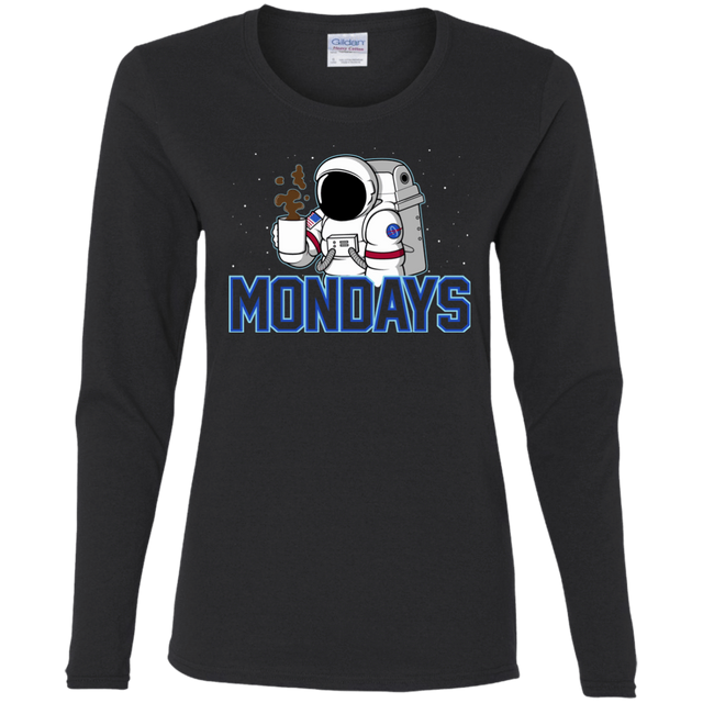 T-Shirts Black / S Space Mondays Women's Long Sleeve T-Shirt