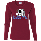 T-Shirts Cardinal / S Space Mondays Women's Long Sleeve T-Shirt