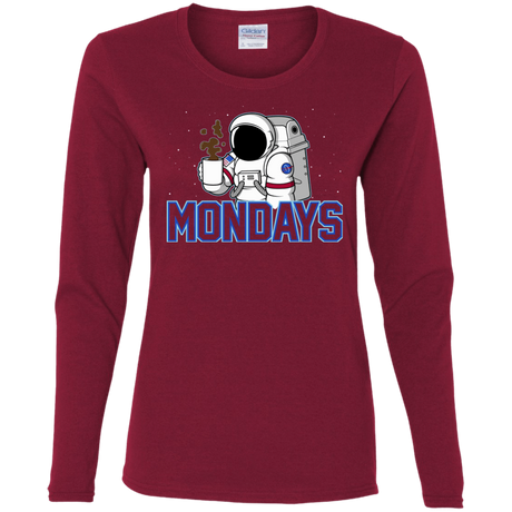 T-Shirts Cardinal / S Space Mondays Women's Long Sleeve T-Shirt