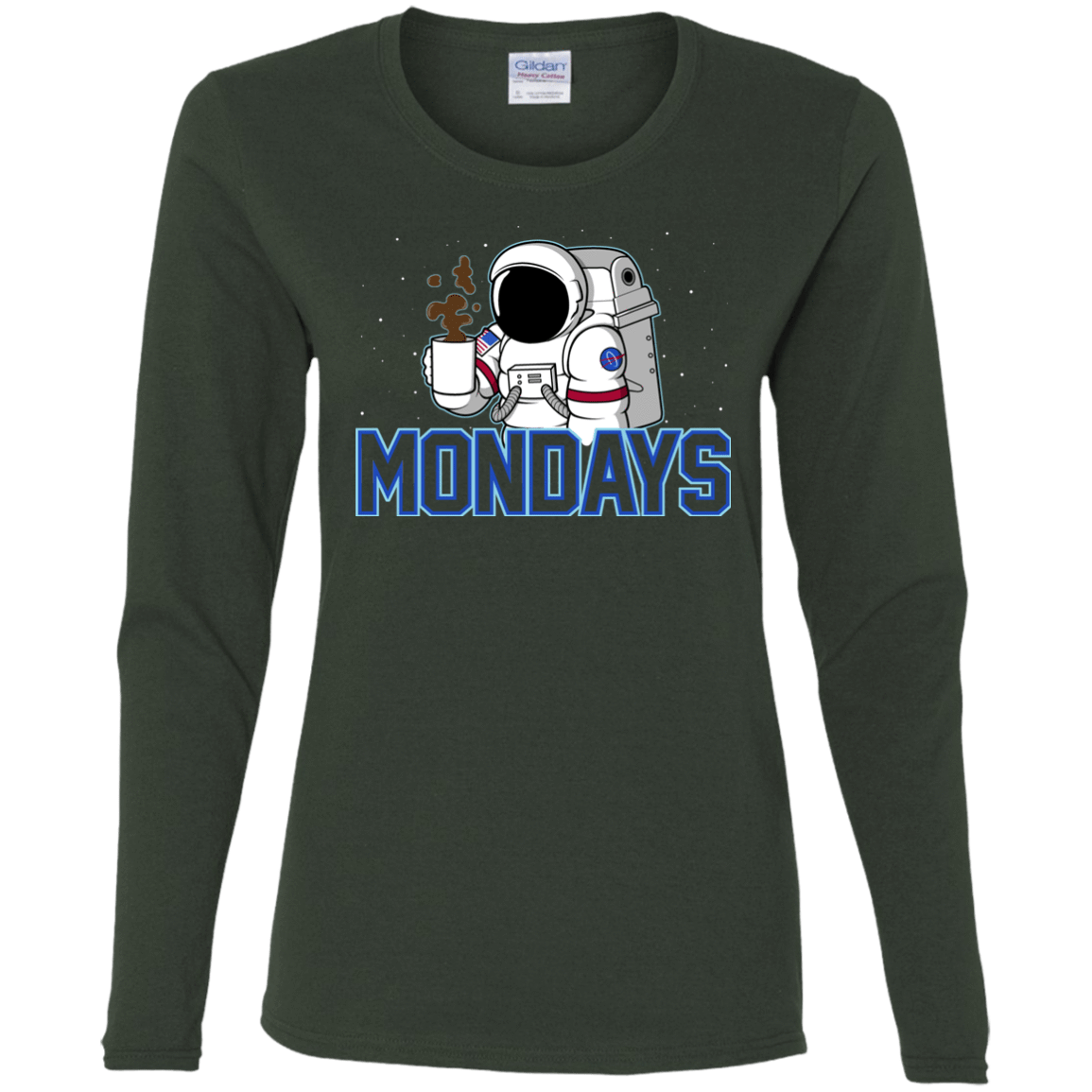 T-Shirts Forest / S Space Mondays Women's Long Sleeve T-Shirt