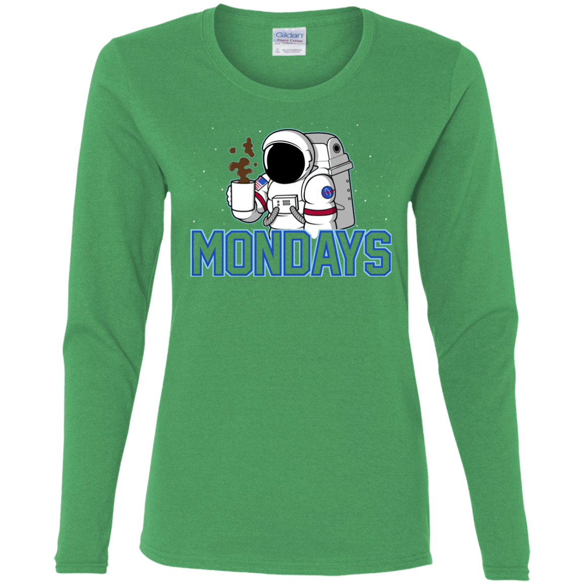 T-Shirts Irish Green / S Space Mondays Women's Long Sleeve T-Shirt
