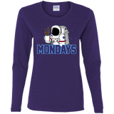 T-Shirts Purple / S Space Mondays Women's Long Sleeve T-Shirt