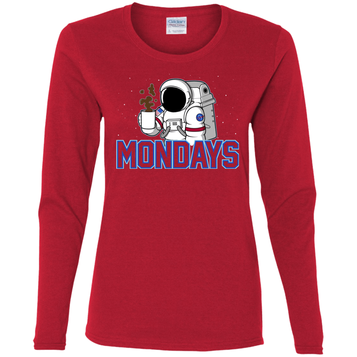 T-Shirts Red / S Space Mondays Women's Long Sleeve T-Shirt