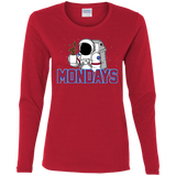 T-Shirts Red / S Space Mondays Women's Long Sleeve T-Shirt