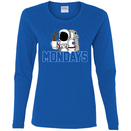 T-Shirts Royal / S Space Mondays Women's Long Sleeve T-Shirt