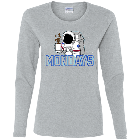 T-Shirts Sport Grey / S Space Mondays Women's Long Sleeve T-Shirt