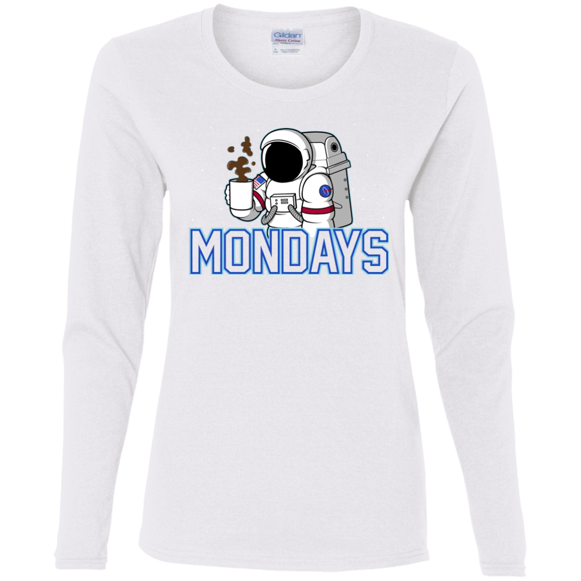 T-Shirts White / S Space Mondays Women's Long Sleeve T-Shirt