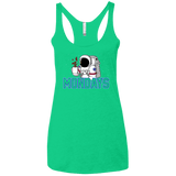 Space Mondays Women's Triblend Racerback Tank