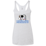 Space Mondays Women's Triblend Racerback Tank
