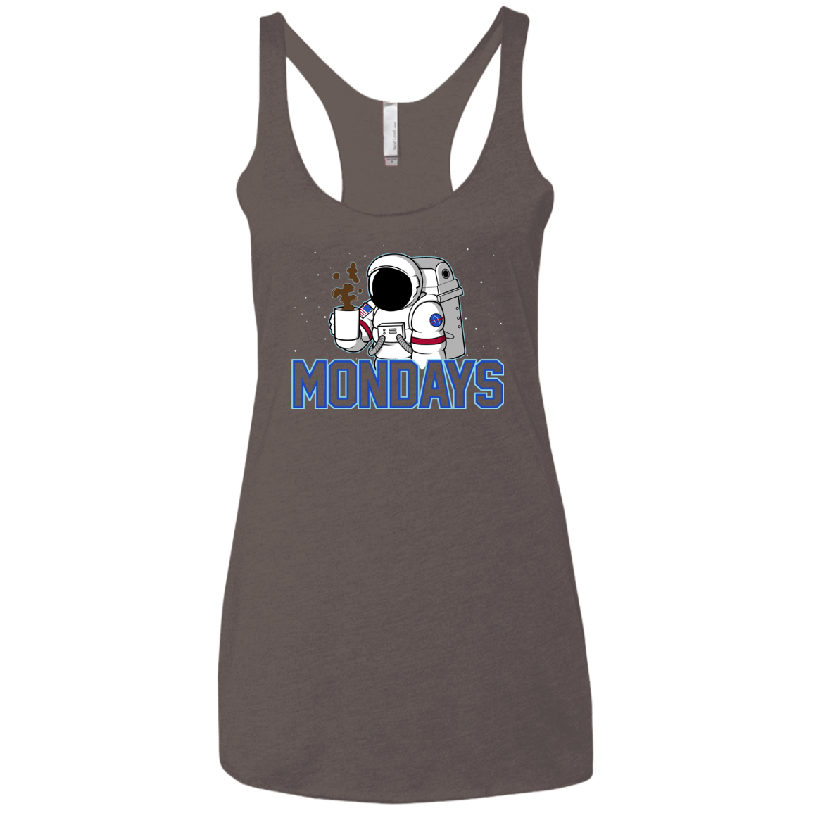 Space Mondays Women's Triblend Racerback Tank