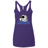 Space Mondays Women's Triblend Racerback Tank