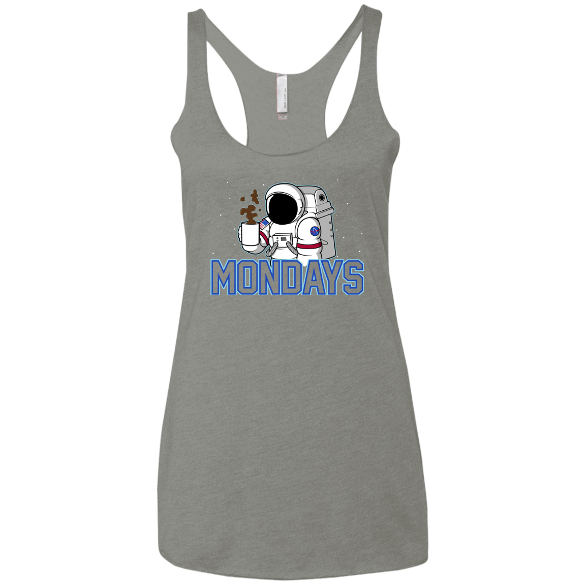 Space Mondays Women's Triblend Racerback Tank