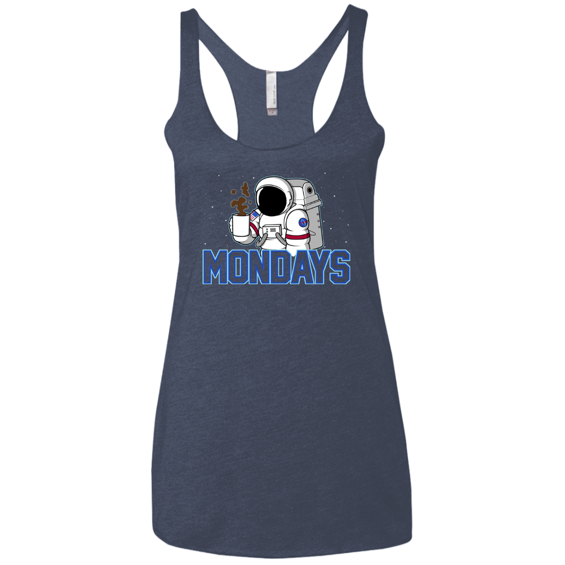 Space Mondays Women's Triblend Racerback Tank