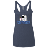 Space Mondays Women's Triblend Racerback Tank