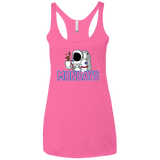 Space Mondays Women's Triblend Racerback Tank