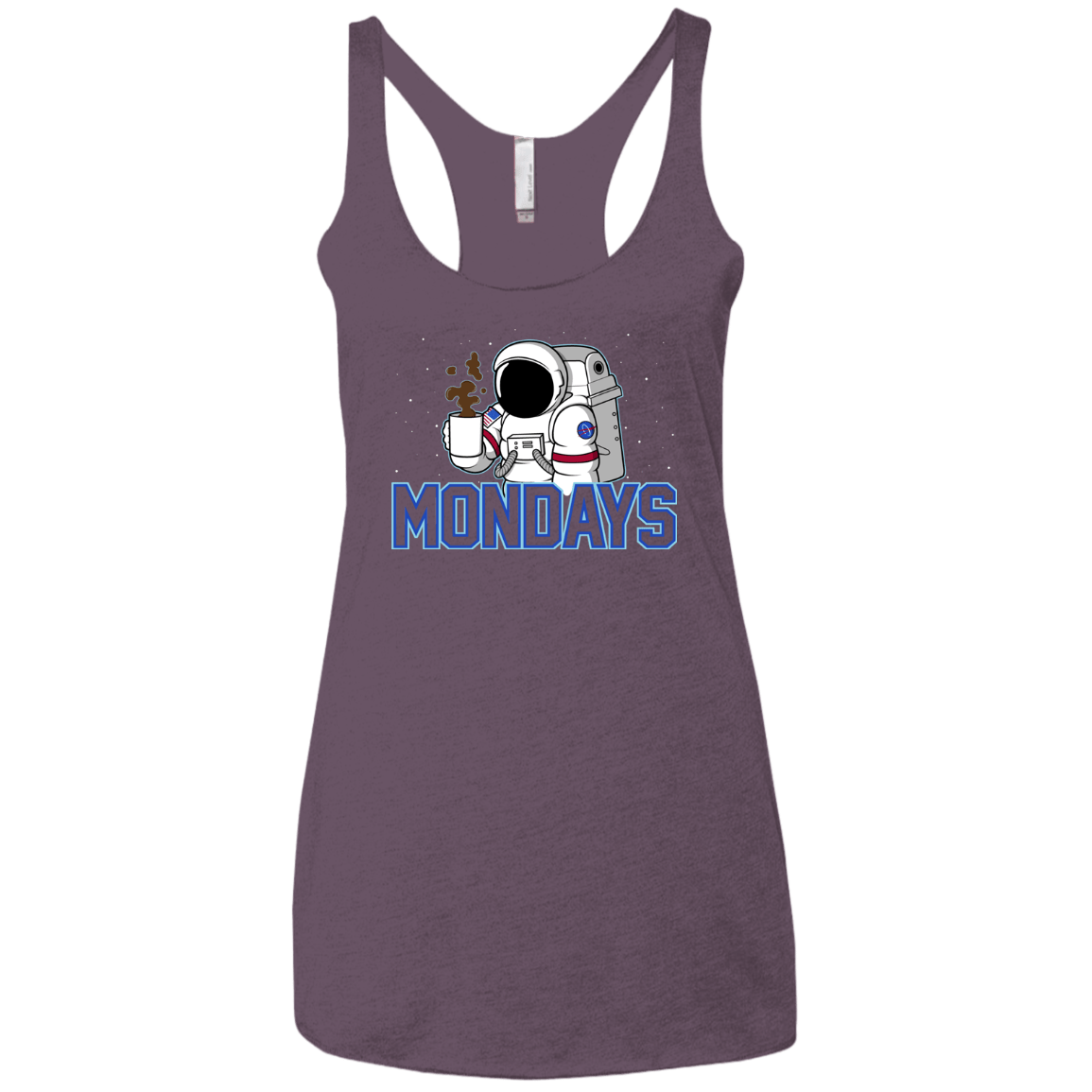 Space Mondays Women's Triblend Racerback Tank