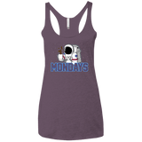 Space Mondays Women's Triblend Racerback Tank