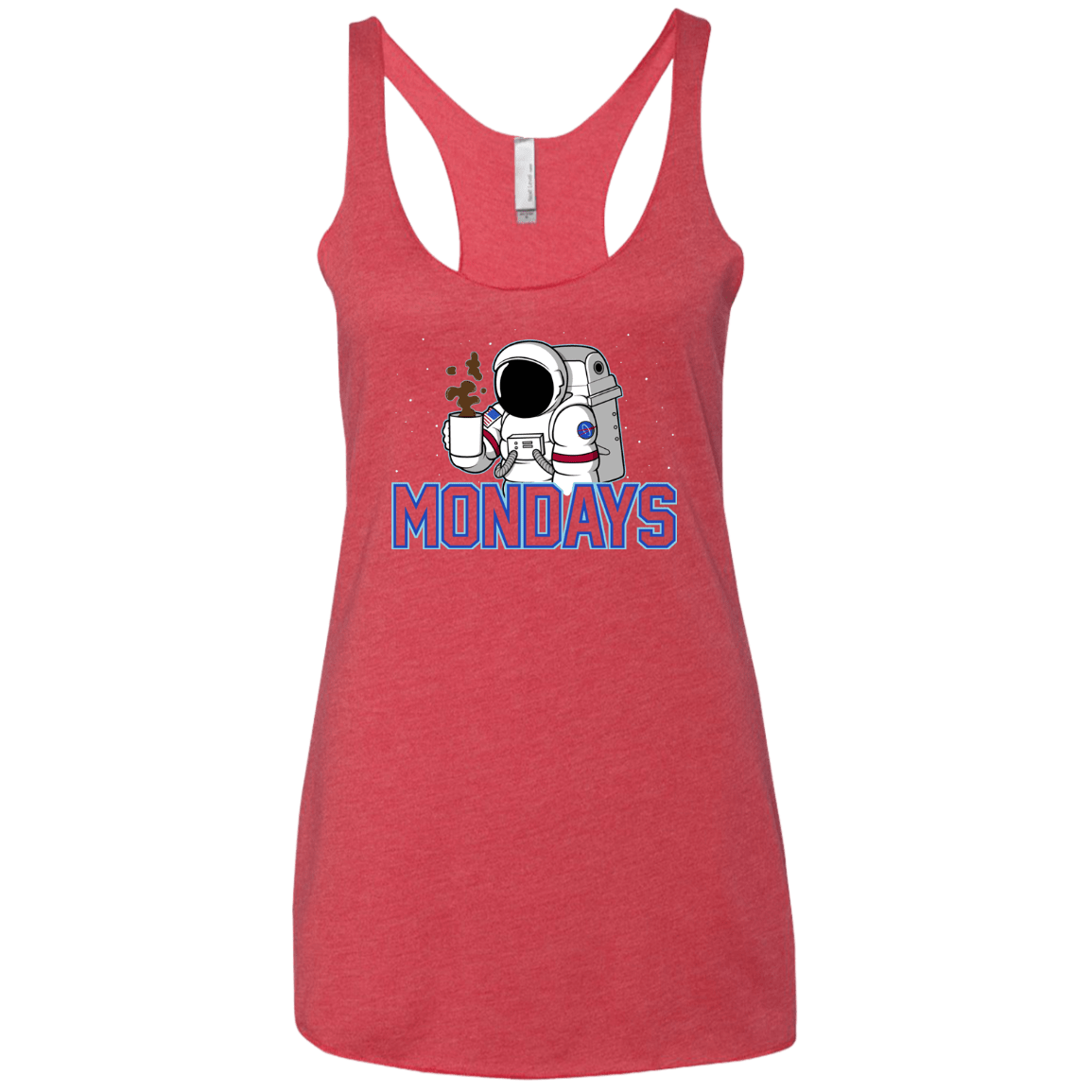 Space Mondays Women's Triblend Racerback Tank