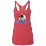 Space Mondays Women's Triblend Racerback Tank