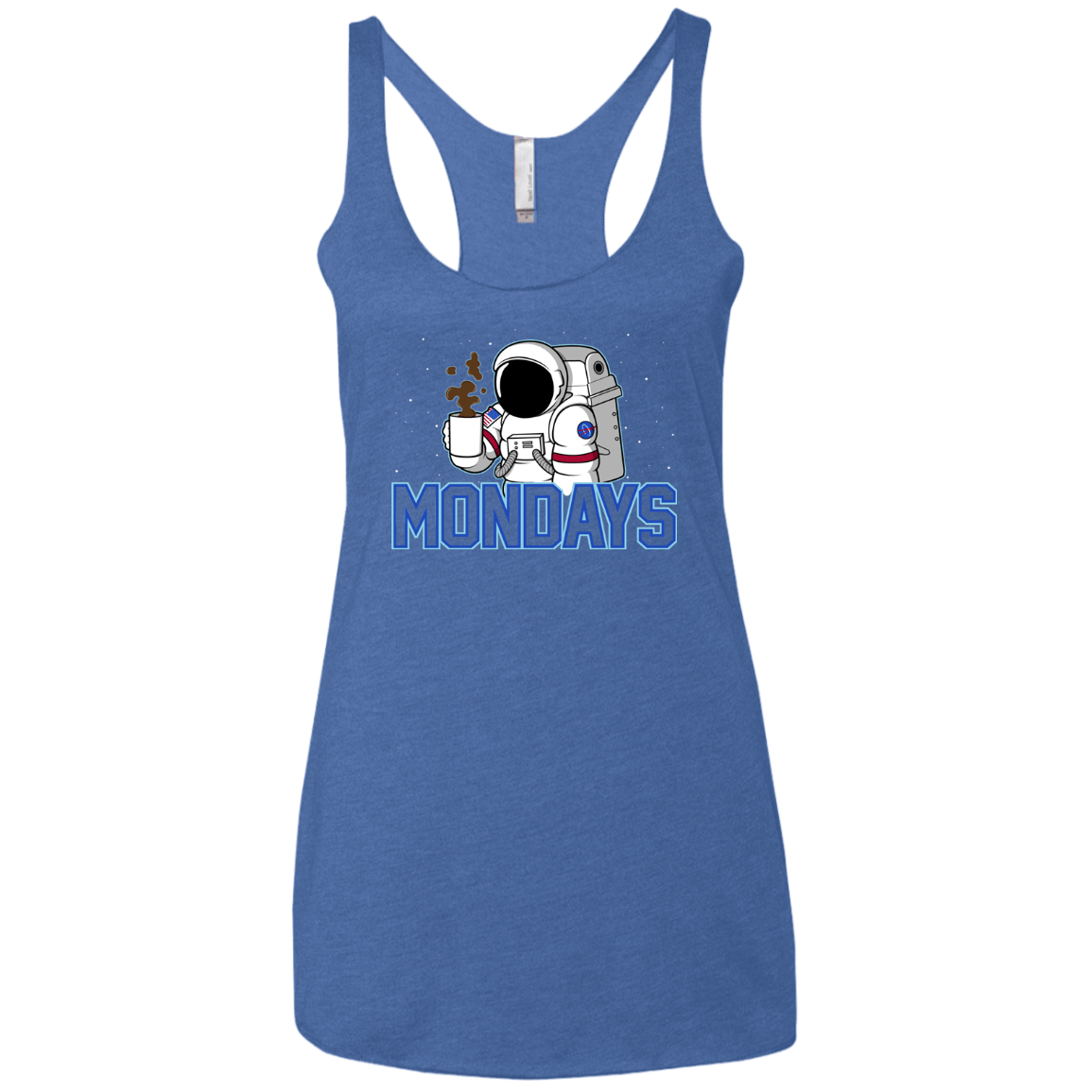 Space Mondays Women's Triblend Racerback Tank