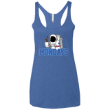 Space Mondays Women's Triblend Racerback Tank