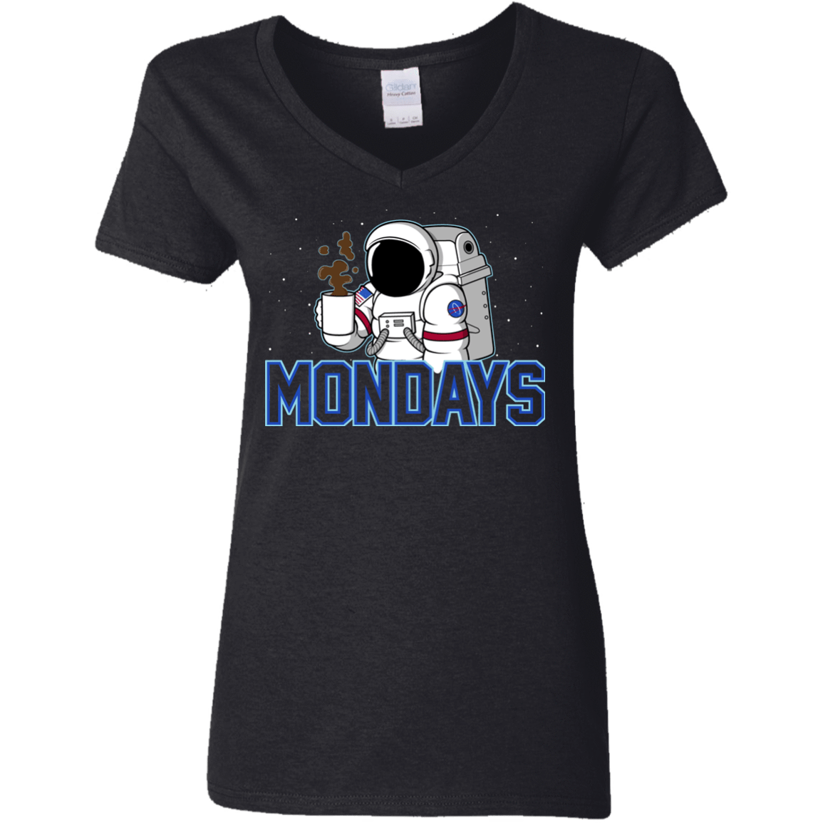 T-Shirts Black / S Space Mondays Women's V-Neck T-Shirt