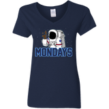 T-Shirts Navy / S Space Mondays Women's V-Neck T-Shirt