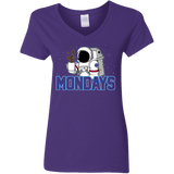 T-Shirts Purple / S Space Mondays Women's V-Neck T-Shirt