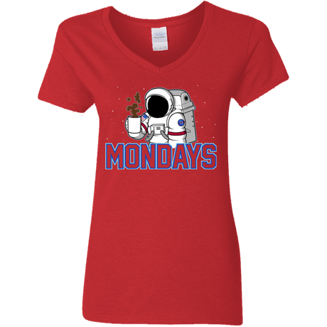 T-Shirts Red / S Space Mondays Women's V-Neck T-Shirt