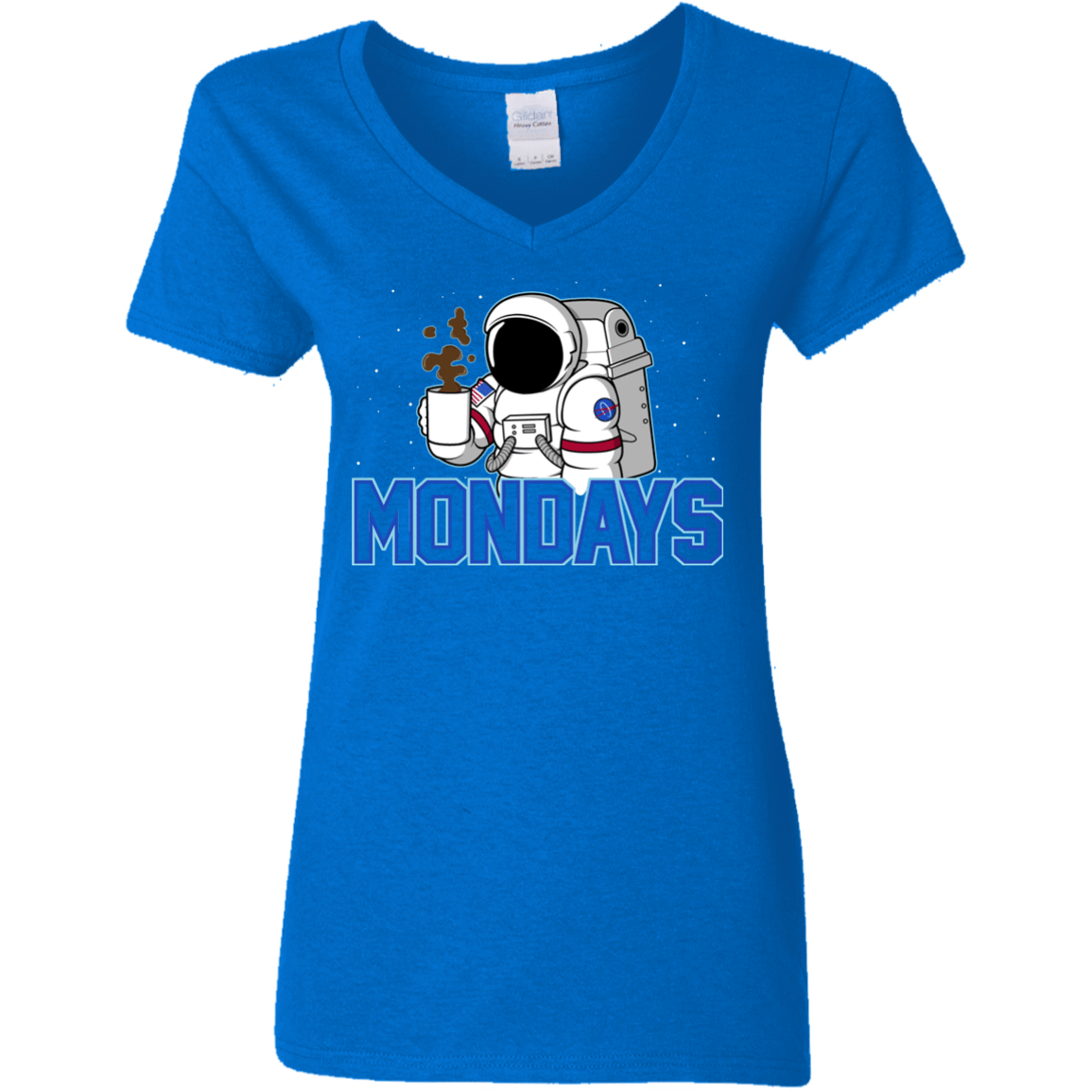 T-Shirts Royal / S Space Mondays Women's V-Neck T-Shirt