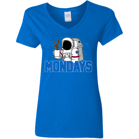 T-Shirts Royal / S Space Mondays Women's V-Neck T-Shirt