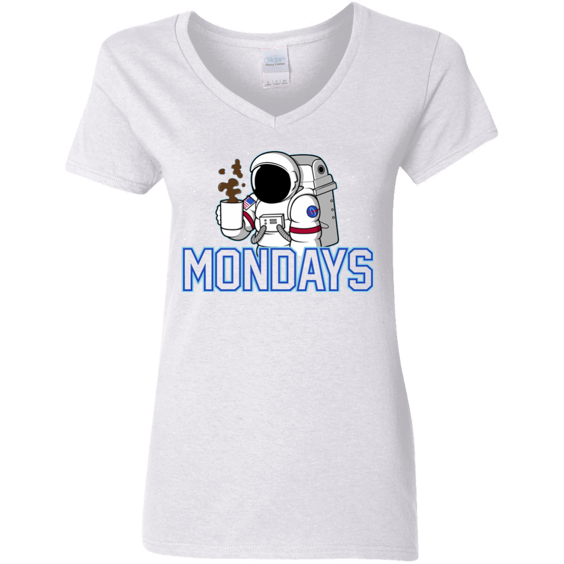 T-Shirts White / S Space Mondays Women's V-Neck T-Shirt