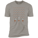 T-Shirts Light Grey / YXS Space NI Invaders Boys Premium T-Shirt