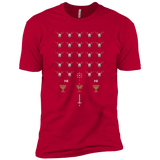 T-Shirts Red / YXS Space NI Invaders Boys Premium T-Shirt