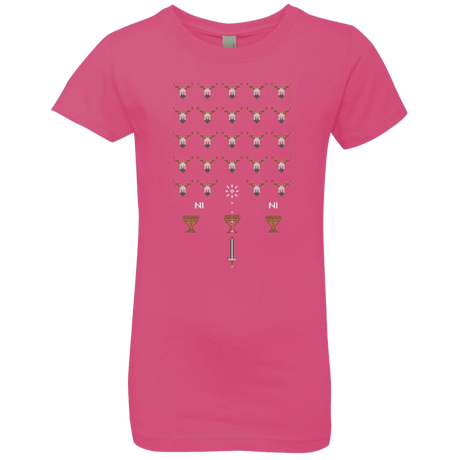 T-Shirts Hot Pink / YXS Space NI Invaders Girls Premium T-Shirt