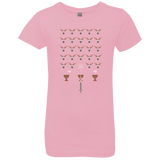 T-Shirts Light Pink / YXS Space NI Invaders Girls Premium T-Shirt