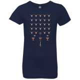 T-Shirts Midnight Navy / YXS Space NI Invaders Girls Premium T-Shirt