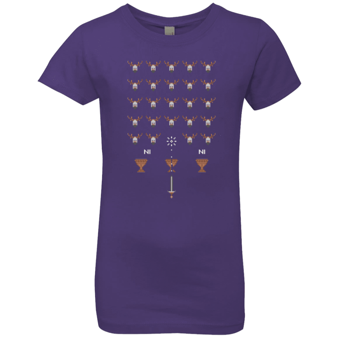 T-Shirts Purple Rush / YXS Space NI Invaders Girls Premium T-Shirt