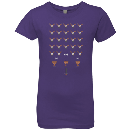 T-Shirts Purple Rush / YXS Space NI Invaders Girls Premium T-Shirt