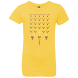 T-Shirts Vibrant Yellow / YXS Space NI Invaders Girls Premium T-Shirt