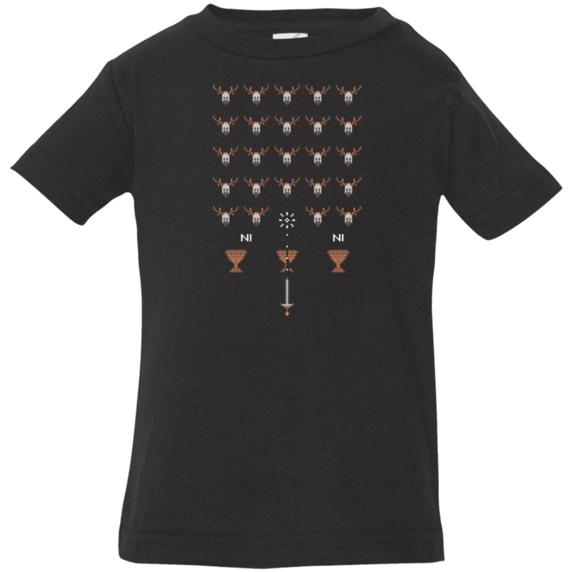 T-Shirts Black / 6 Months Space NI Invaders Infant Premium T-Shirt