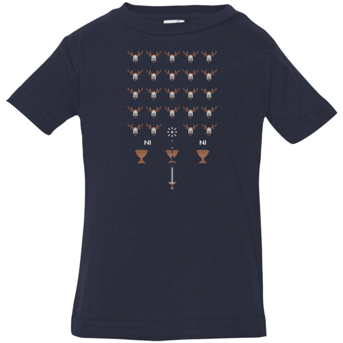 T-Shirts Navy / 6 Months Space NI Invaders Infant Premium T-Shirt