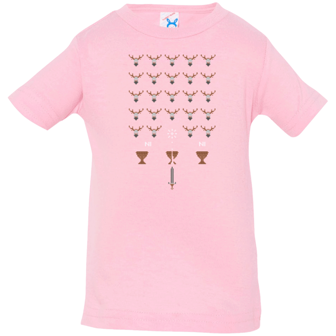 T-Shirts Pink / 6 Months Space NI Invaders Infant Premium T-Shirt