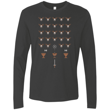 T-Shirts Heavy Metal / Small Space NI Invaders Men's Premium Long Sleeve