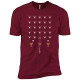 T-Shirts Cardinal / X-Small Space NI Invaders Men's Premium T-Shirt